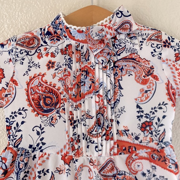 JANIE AND JACK - The Maya Dress (White Paisley) Size 12-18 - Picture 4 of 8